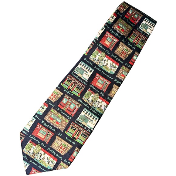 traditional craft Other - Traditional Craft 100% silk Pubs of Ireland men’s tie made in Dublin Ireland